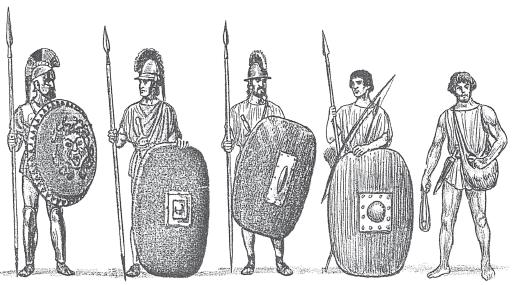 Этрусско-римская армия VI в. до н.э.