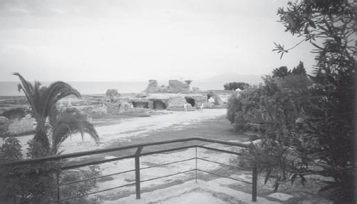 Руины древнего Карфагена. Современный вид