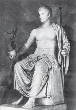 Статуя Августа в образе Юпитера. Эрмитаж
