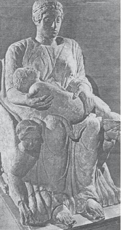 Мать с младенцем («Матер Матута»). V в. до н.э.