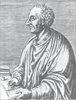 Тит Ливий, римский историк. Гравюра XVI в.