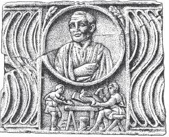Плотник с мраморного рельефа. III в. н.э.