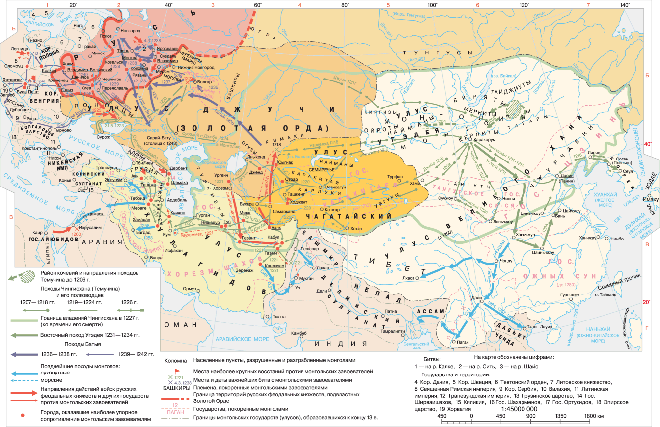 Тюрко-монгольские завоевания XIII в.