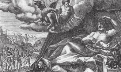 Зевс посылает обманчивый сон Агамемнону 