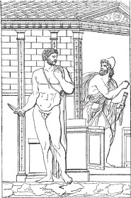 Диомед и Одиссей замышляют похищение Палладиума