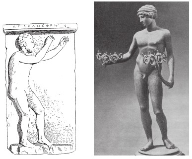 Фигура античного боксера 