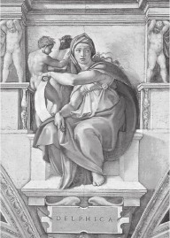 Микеланджело Буонарроти. Сивилла Дельфийская. XVI