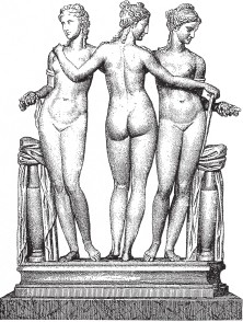 Три грации (античная группа, Лувр) 