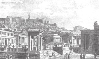Афинская агора – торговая площадь 