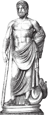 Эскулап – античная статуя 