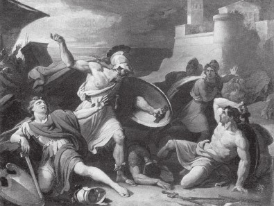 П. В. Басин. Сократ спасает Алкивиада от гибели