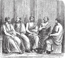 Пять эфоров в Спарте 