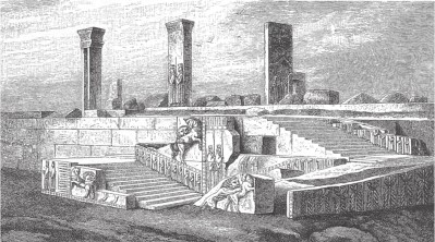 Развалины дворца в Персеполисе 