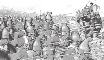 Битва войск Александра с армией Пора 