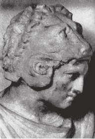 Александр Великий в львином шлеме 