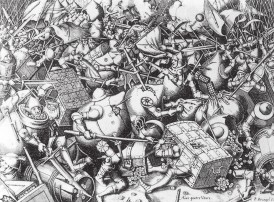 П. Брейгель. Война сундуков и копилок. 1568 г.