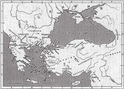 Карта «Черное море и Восточное Средиземноморье»