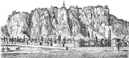 Крепость Ван на скале. Древняя Армения