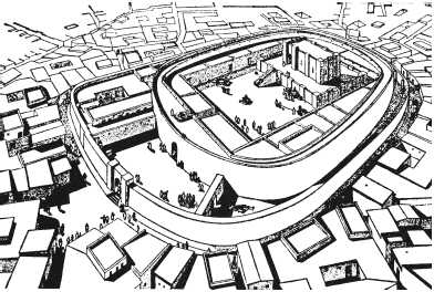 «Овальный храм» в Хафадже. III тыс. до н. э.
