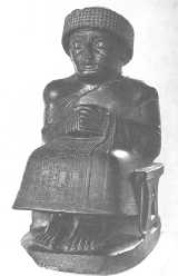 Правитель Лагаша Гудеа. Диорит. XXII в. до н. э.