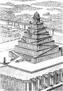 Вавилонская башня. Реконструкция зиккурата