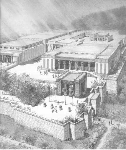Комплекс храмов в Персеполе, от которого остался лишь