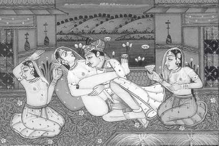 Иллюстрация к «Камасутре». Неизвестный индийский художник X–XV вв.