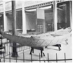 Деревянная ладья египтян из музея в Чикаго