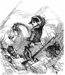 Наполеон в битве у египетских пирамид