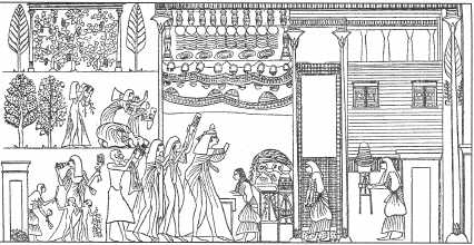 Дом знатного египетского вельможи – с садом и слугами