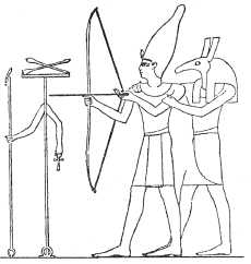 Сетх учит Тутмоса III стрельбе из лука