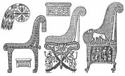 Изделия древнеегипетских мастеров (стулья и кресла)