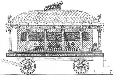Повозка, в которой перевозили тело Александра Великого