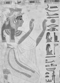 Роспись гробницы царицы Нофрет. Царство Рамсеса II. XIX