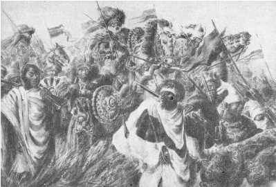 Эфиопское войско в походе