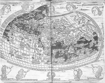Карта мира из «Географии» Птолемея