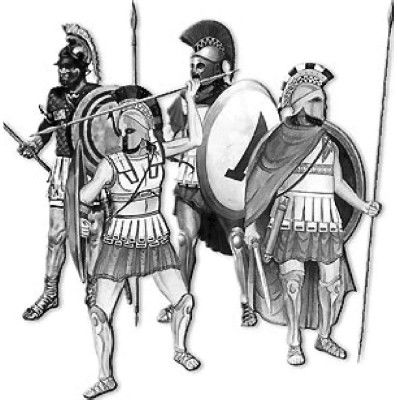 Греческие воины 
