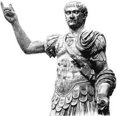 Траян. Античная мраморная статуя в Национальном музее